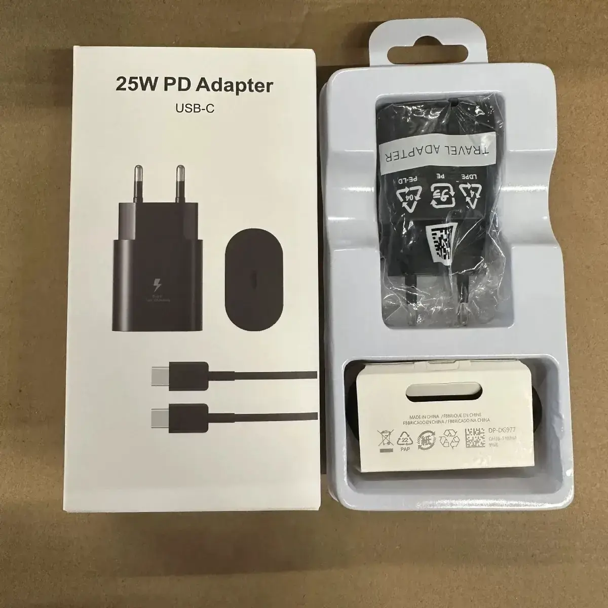 25W Fast Charging Charger for Samsung S22/note20