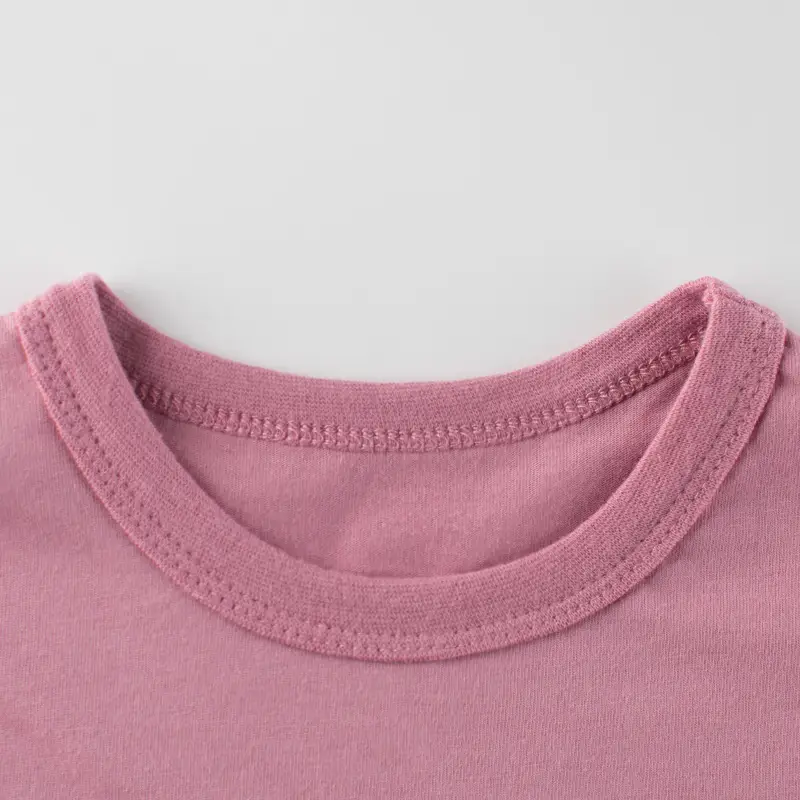 Pink Short Sleeve T-Shirt for Girls 2024 Summer - Image 2