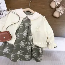 Girls Cotton Floral Short Sleeve 2023 Summer Coat — feature 12