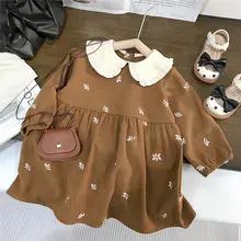 Girls Cotton Floral Short Sleeve 2023 Summer Coat — feature 2