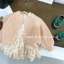 Girls Cotton Floral Short Sleeve 2023 Summer Coat — feature 6