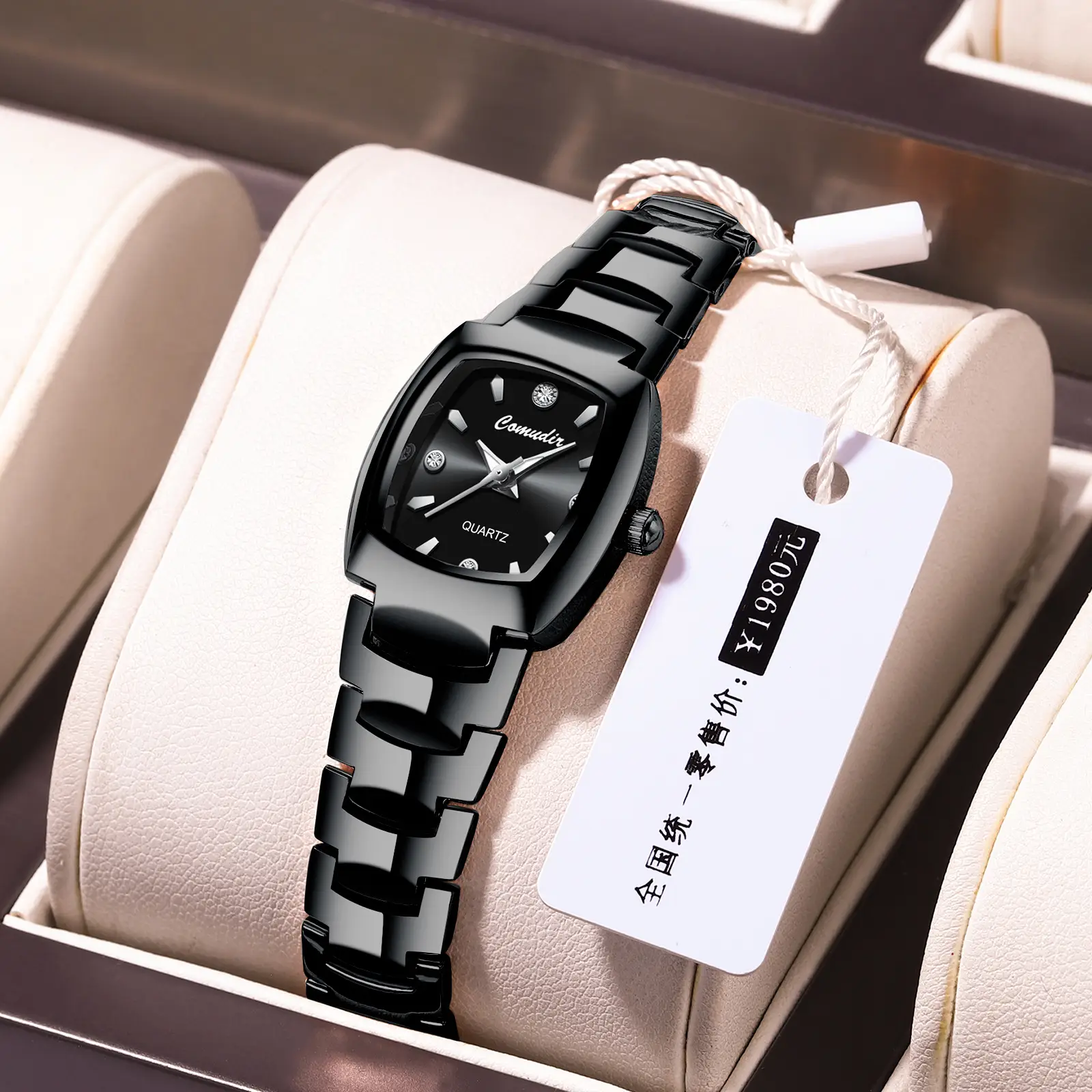 Women's Tungsten Steel Quartz Watch Small Dial Waterproof - Image 4