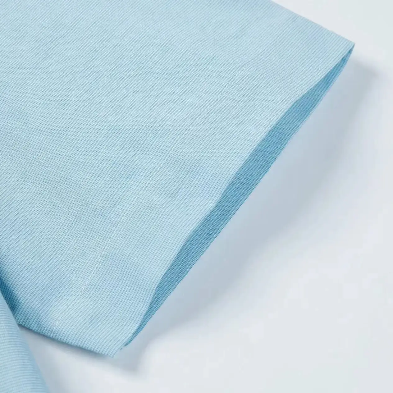 Men's Light Blue Short Sleeve Shirt Pure Cotton Business Gentleman - Image 4