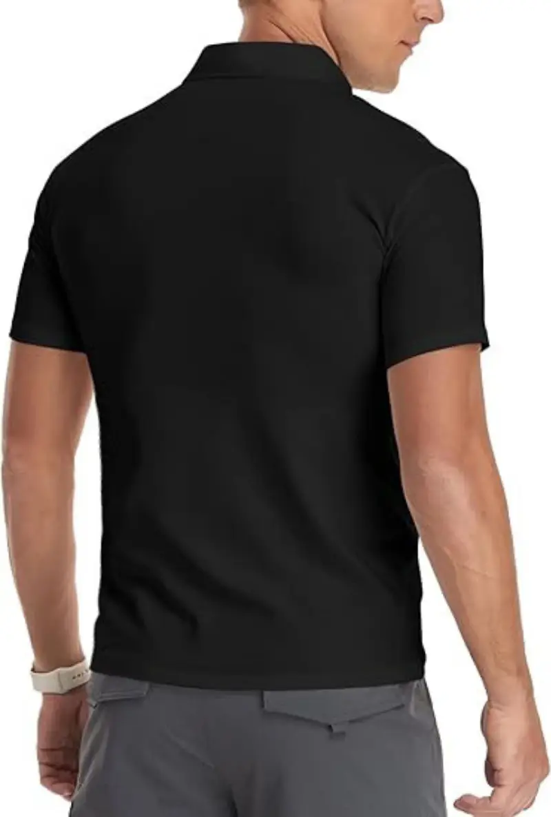 Men's White Muscle Fitness T-Shirt Round Neck Short Sleeve — feature 6