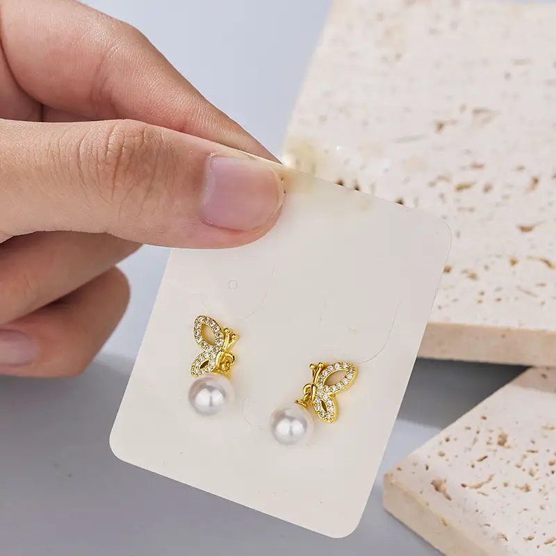 Natural Pearl Butterfly Earrings for Women — feature 7