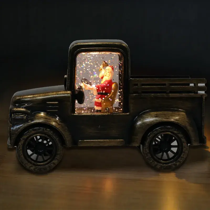 Santa Claus Water Injection Truck Decor - Image 7