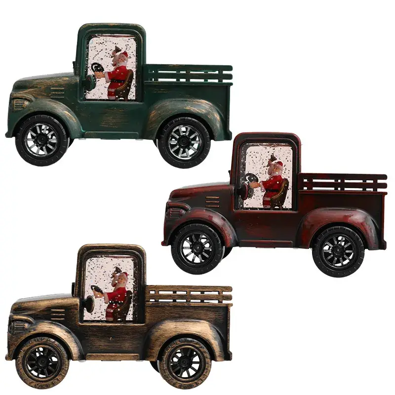 Santa Claus Water Injection Truck Decor - Image 8