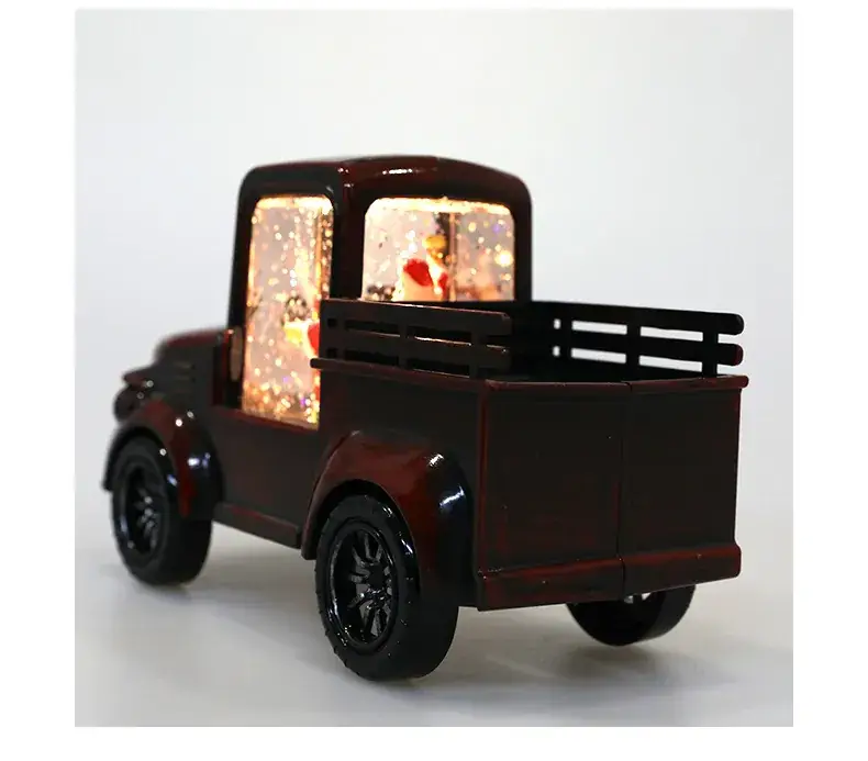 Santa Claus Water Injection Truck Decor — feature 14