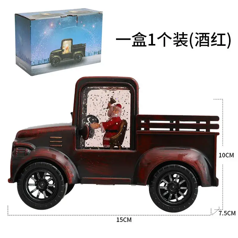 Santa Claus Water Injection Truck Decor - Image 2