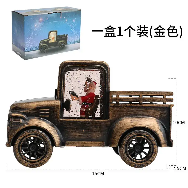 Santa Claus Water Injection Truck Decor - Image 3