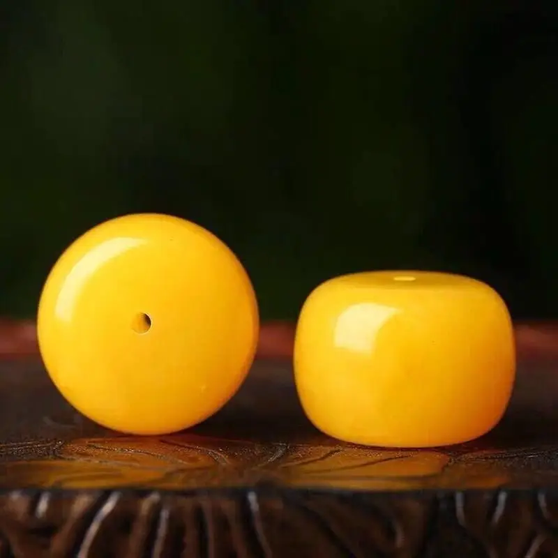 Amber Single Bead for Jewelry Making Craftsmanship - Image 6