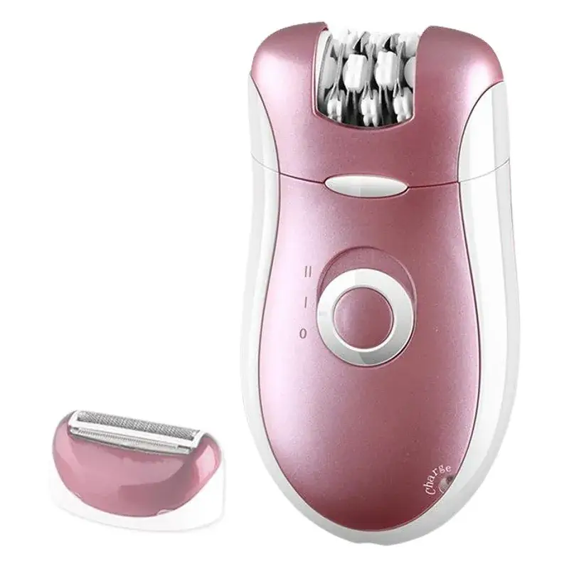 Kemei 2-in-1 Hair Removal Device Pink