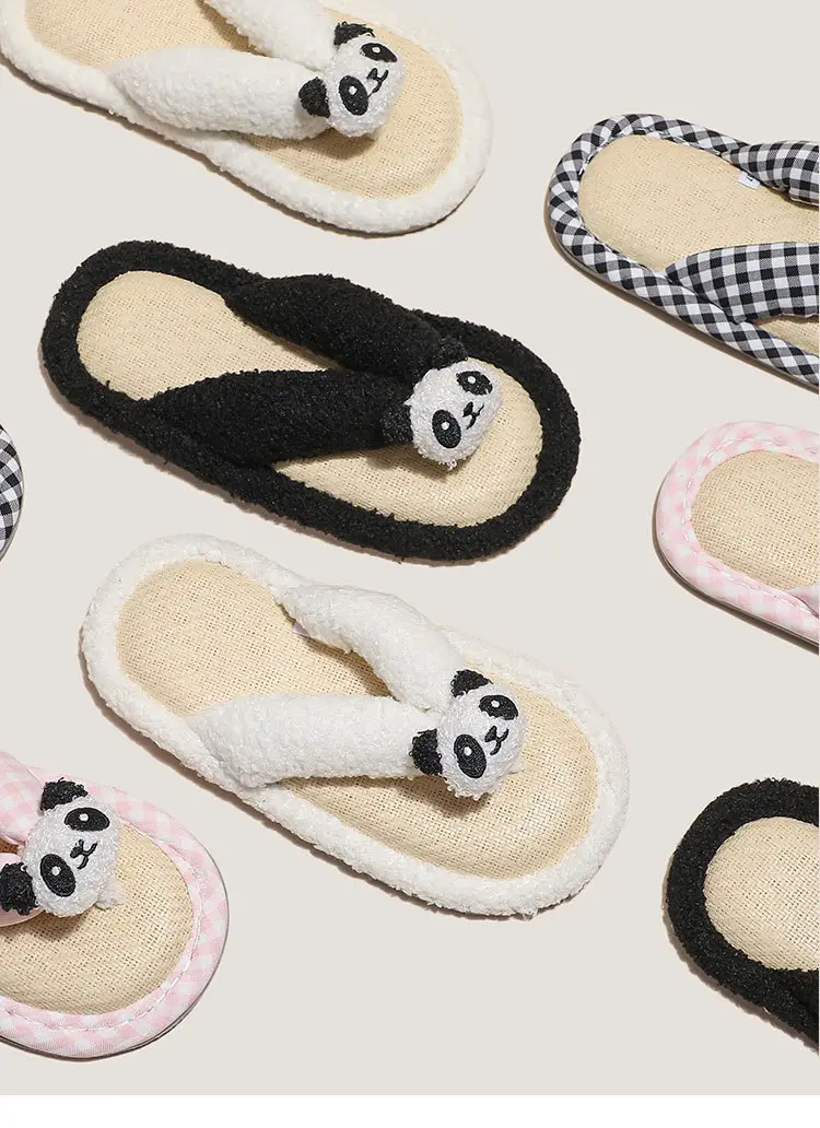 Cute Couple Slippers Women's Summer Anti-odor Rattan — feature 10