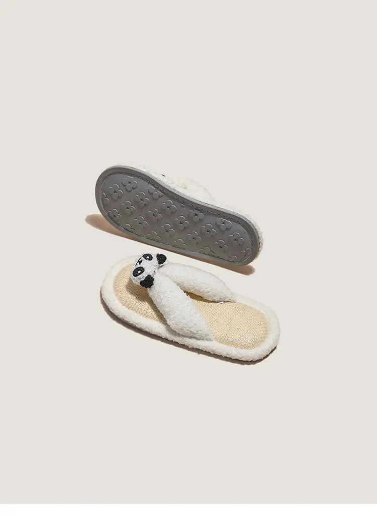 Cute Couple Slippers Women's Summer Anti-odor Rattan — feature 11