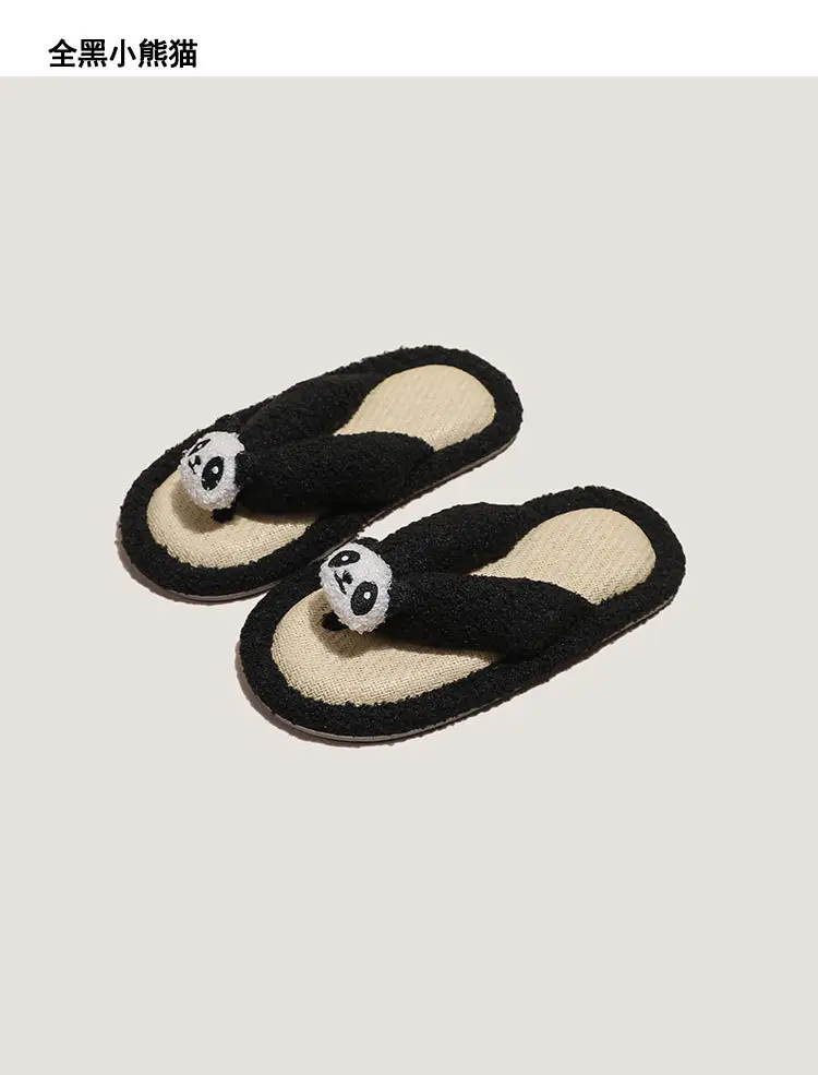 Cute Couple Slippers Women's Summer Anti-odor Rattan — feature 6