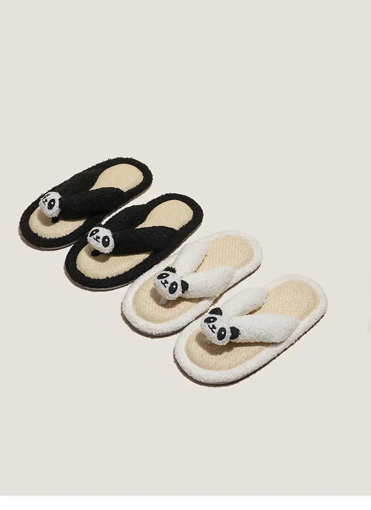 Cute Couple Slippers Women's Summer Anti-odor Rattan — feature 9