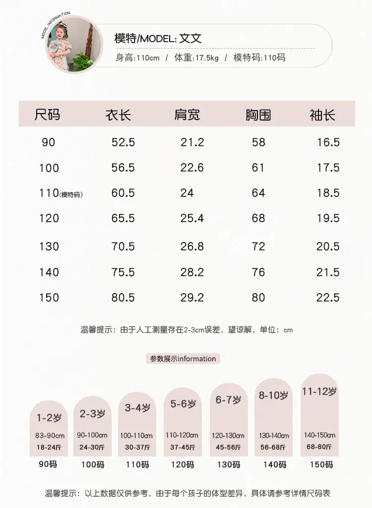 Little Girl's Floral Cheongsam Dress Summer — feature 3
