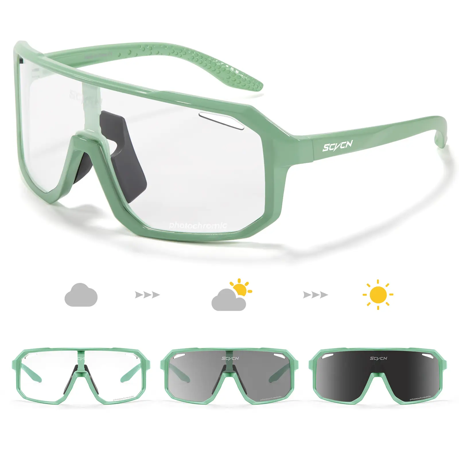 2023 Mountain Road Bike Goggles with Color Change