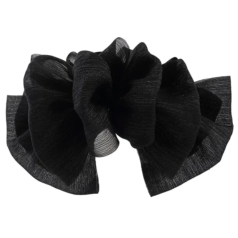 Seersucker Hairpin for Women Back of Head Clip Super Large - Image 7