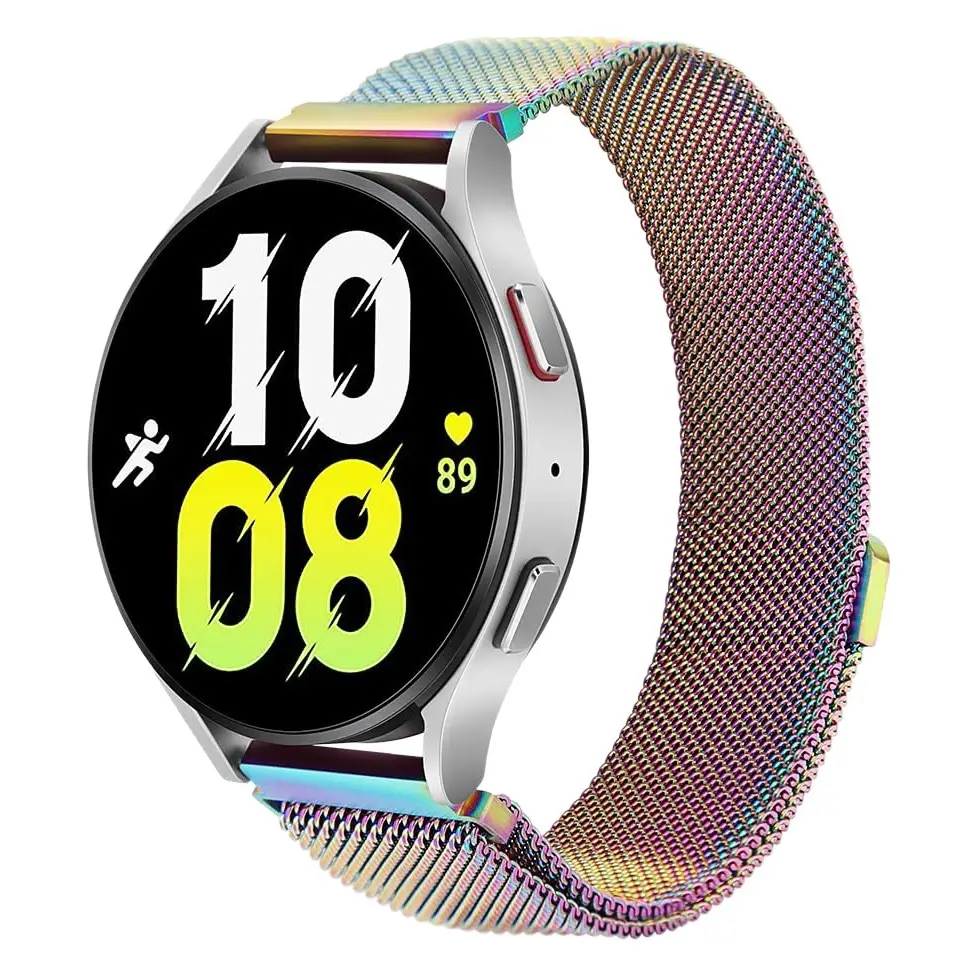 Green Mesh Band Watch Strap 22mm Stainless Steel