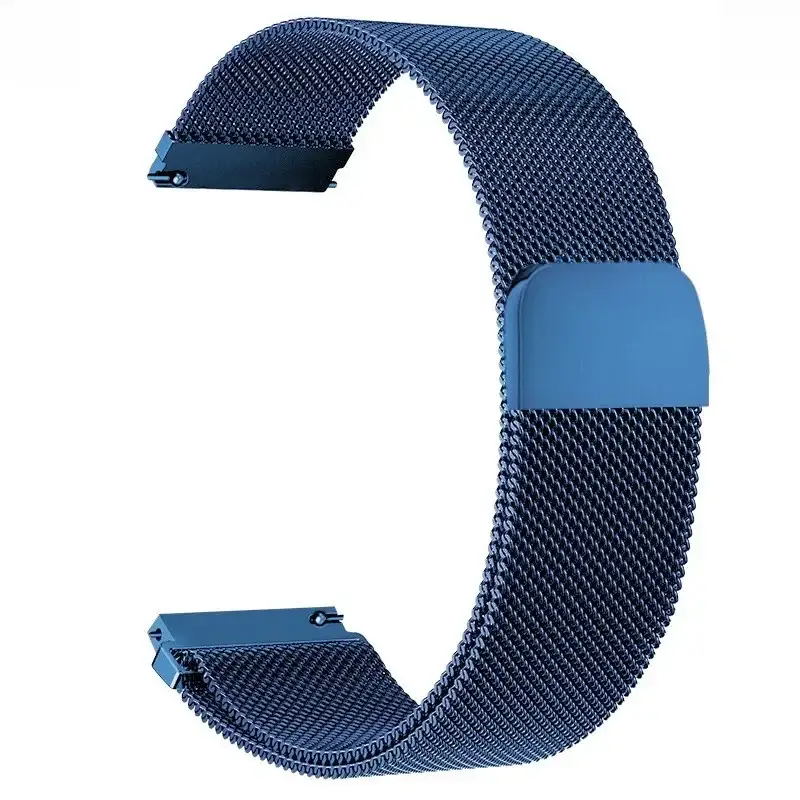 Green Mesh Band Watch Strap 22mm Stainless Steel - Image 10