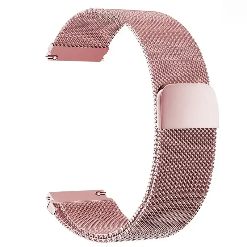 Green Mesh Band Watch Strap 22mm Stainless Steel - Image 11