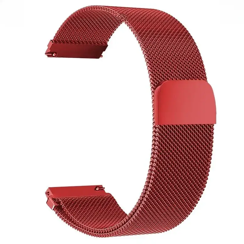 Green Mesh Band Watch Strap 22mm Stainless Steel - Image 13
