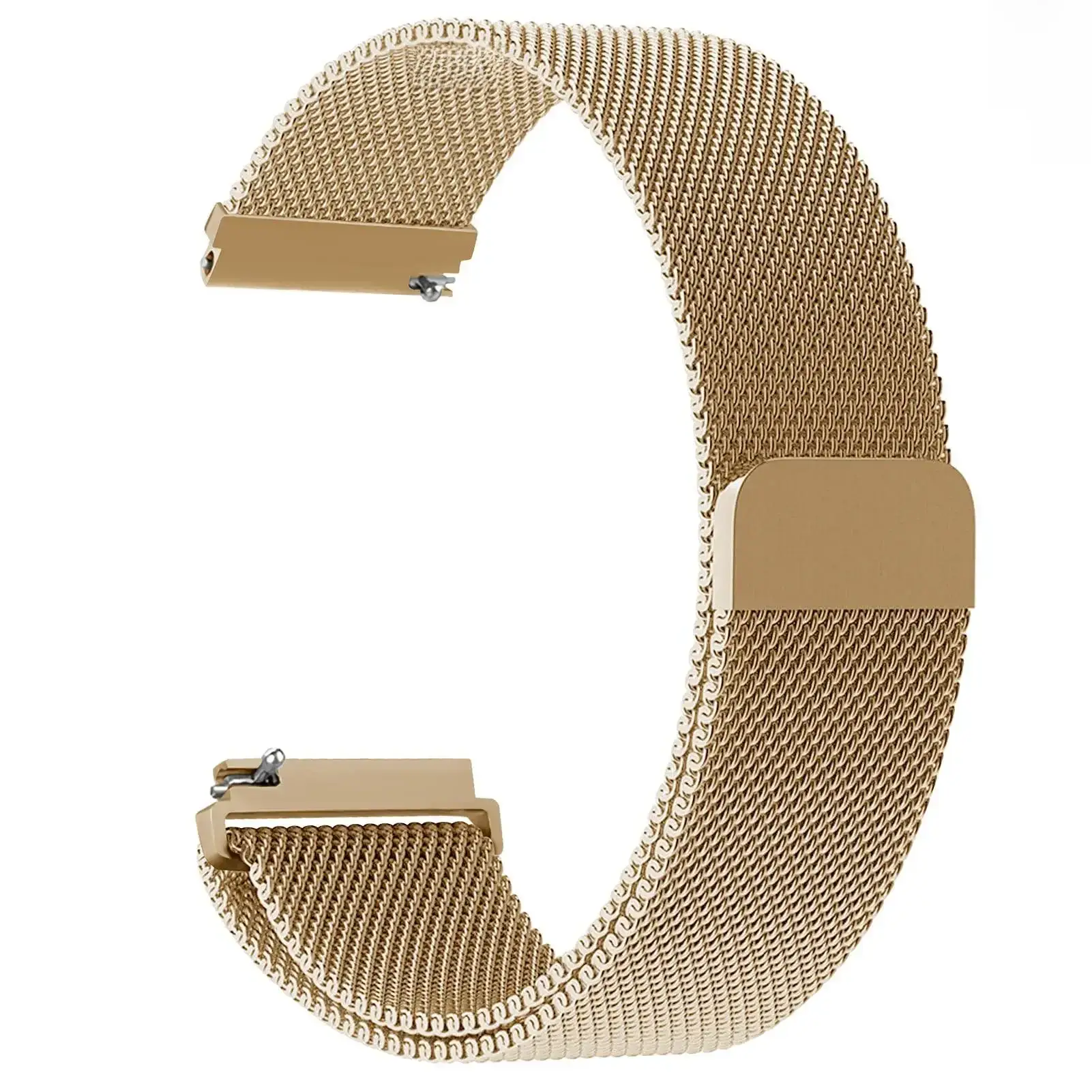 Green Mesh Band Watch Strap 22mm Stainless Steel - Image 7