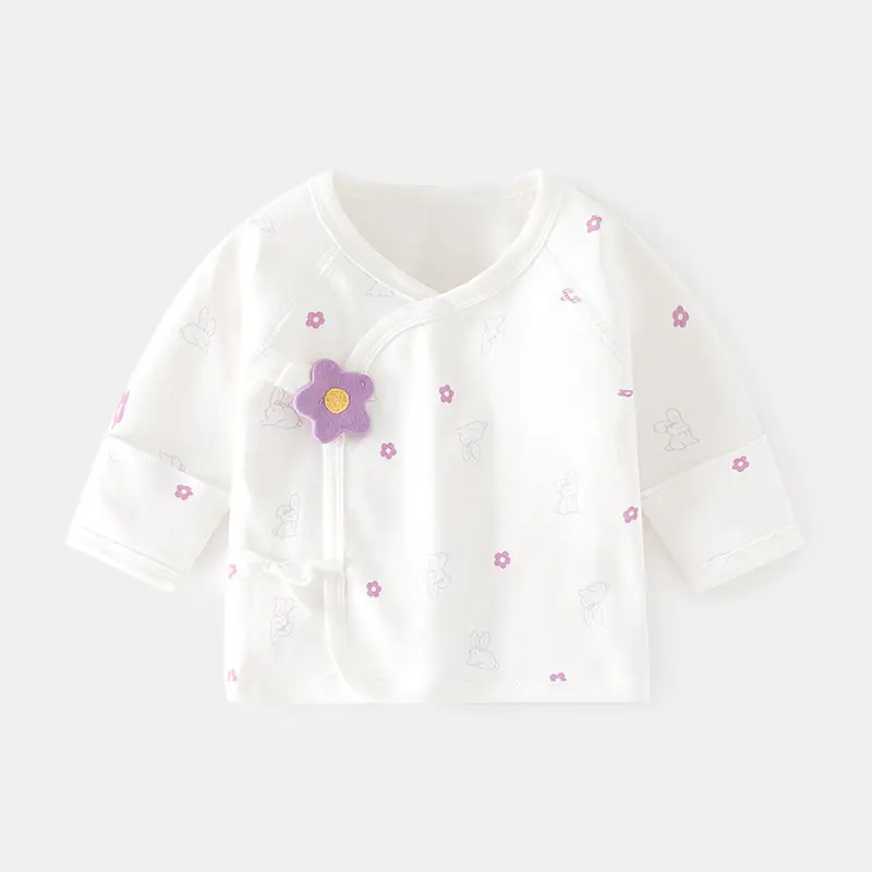 Newborn Baby Half Back Inner Pajamas Boneless Cotton Star Moon - Image 6
