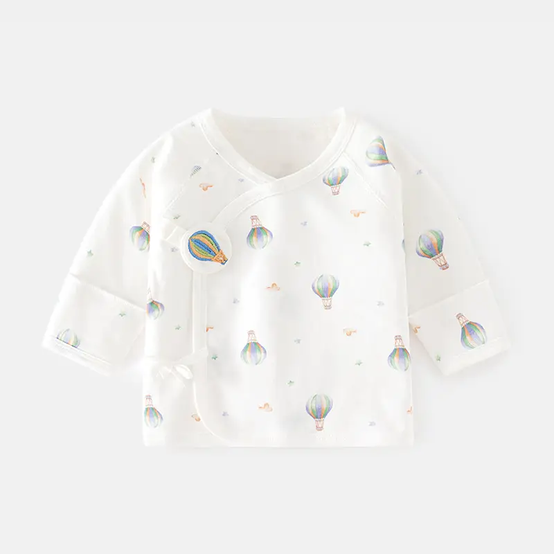 Newborn Baby Half Back Inner Pajamas Boneless Cotton Star Moon - Image 8