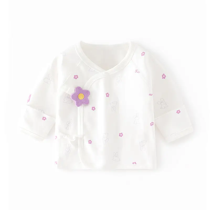 Newborn Baby Half Back Inner Pajamas Boneless Cotton Star Moon - Image 9