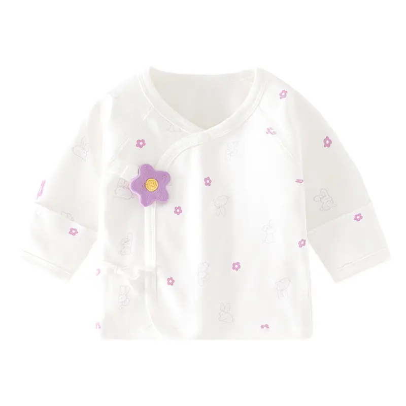 Newborn Baby Half Back Inner Pajamas Boneless Cotton Star Moon
