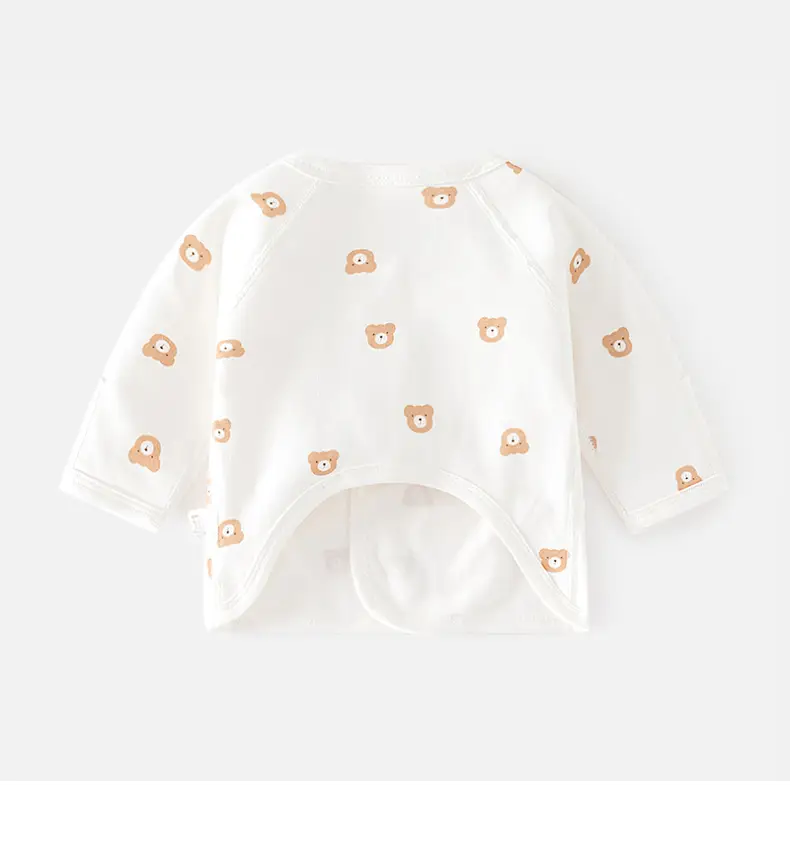 Newborn Baby Half Back Inner Pajamas Boneless Cotton Star Moon — feature 2