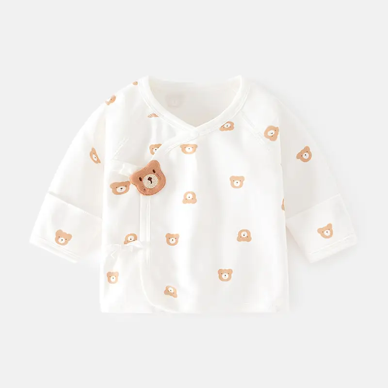 Newborn Baby Half Back Inner Pajamas Boneless Cotton Star Moon - Image 2