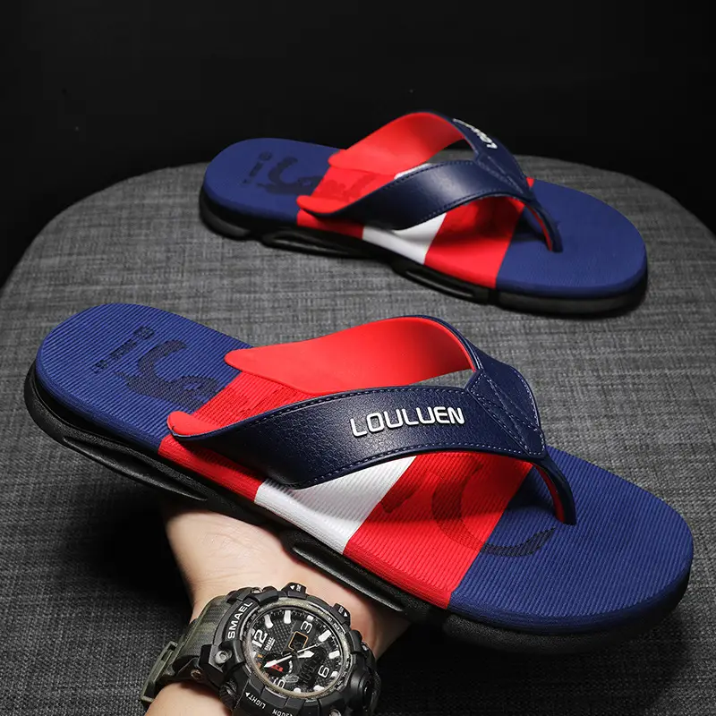 Summer New Style Flip Flops Men's Outer Wear Trendy Casual Beach Men's Flip Flops Anti-Slip Sandals Household - Image 4
