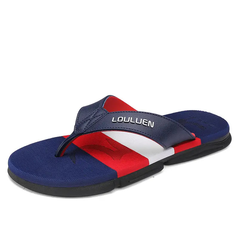 Summer New Style Flip Flops Men's Outer Wear Trendy Casual Beach Men's Flip Flops Anti-Slip Sandals Household