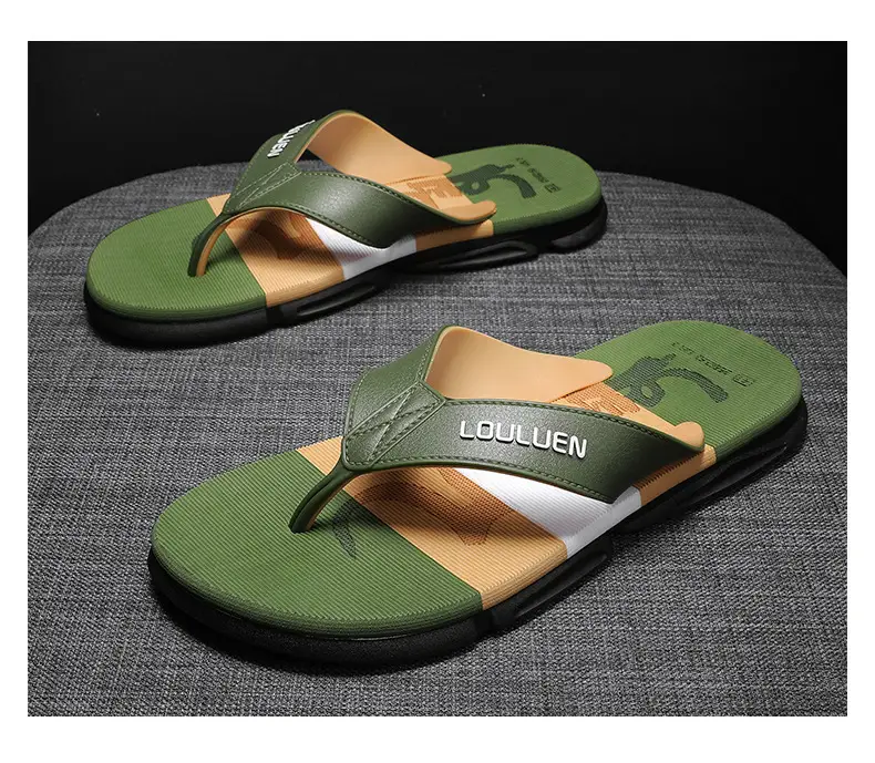 Summer New Style Flip Flops Men's Outer Wear Trendy Casual Beach Men's Flip Flops Anti-Slip Sandals Household — feature 12