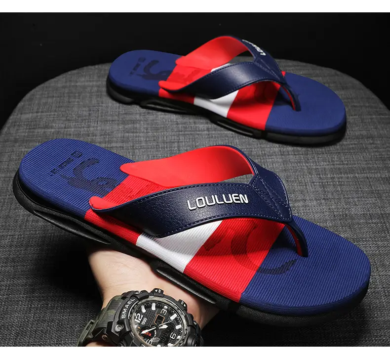 Summer New Style Flip Flops Men's Outer Wear Trendy Casual Beach Men's Flip Flops Anti-Slip Sandals Household — feature 13