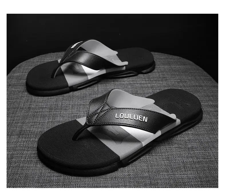 Summer New Style Flip Flops Men's Outer Wear Trendy Casual Beach Men's Flip Flops Anti-Slip Sandals Household — feature 16