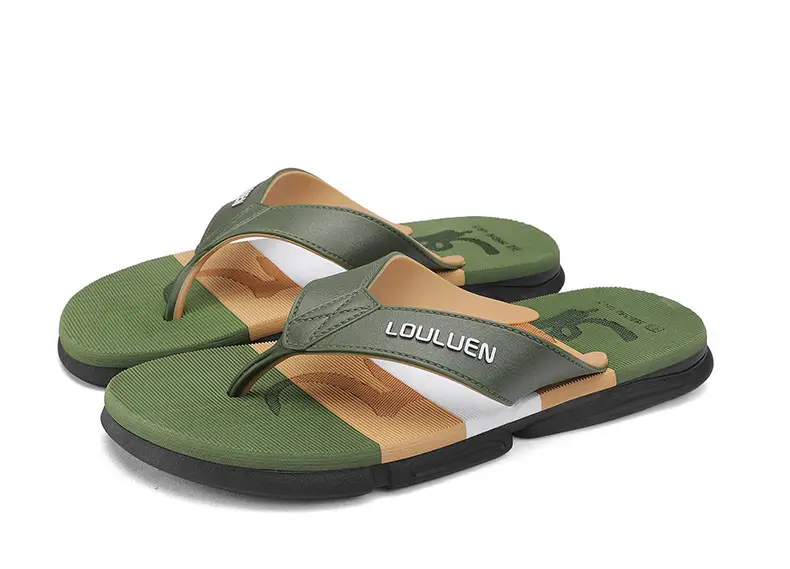 Summer New Style Flip Flops Men's Outer Wear Trendy Casual Beach Men's Flip Flops Anti-Slip Sandals Household — feature 18
