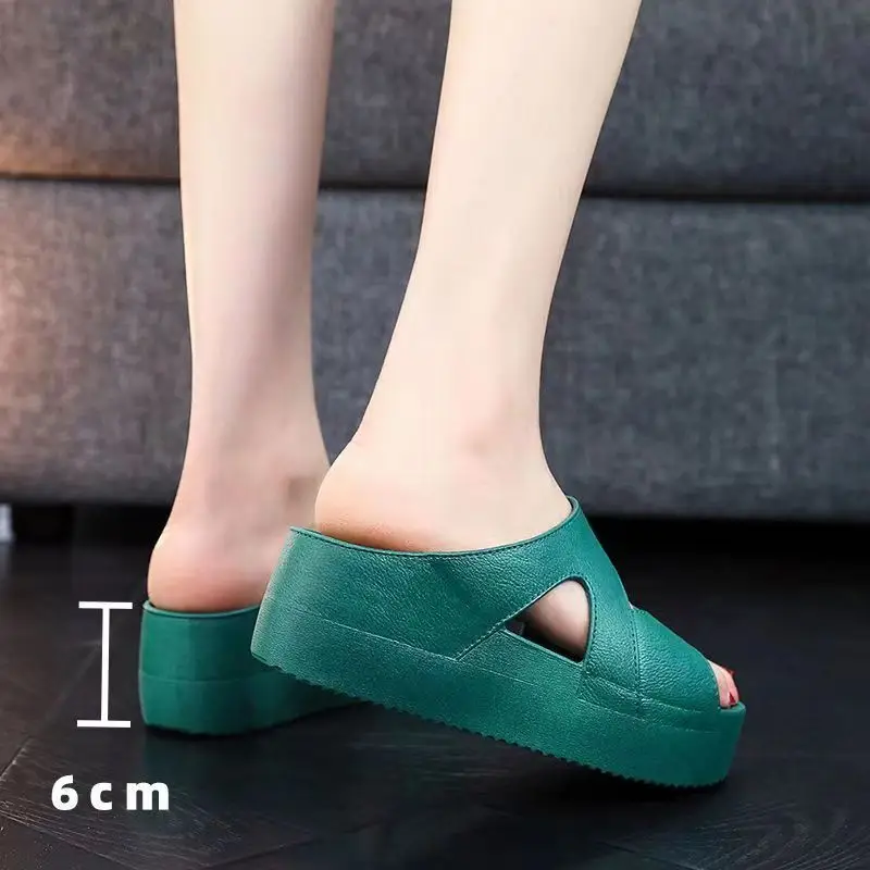 Women's Black Platform Sandals 2023 New Summer - Image 8