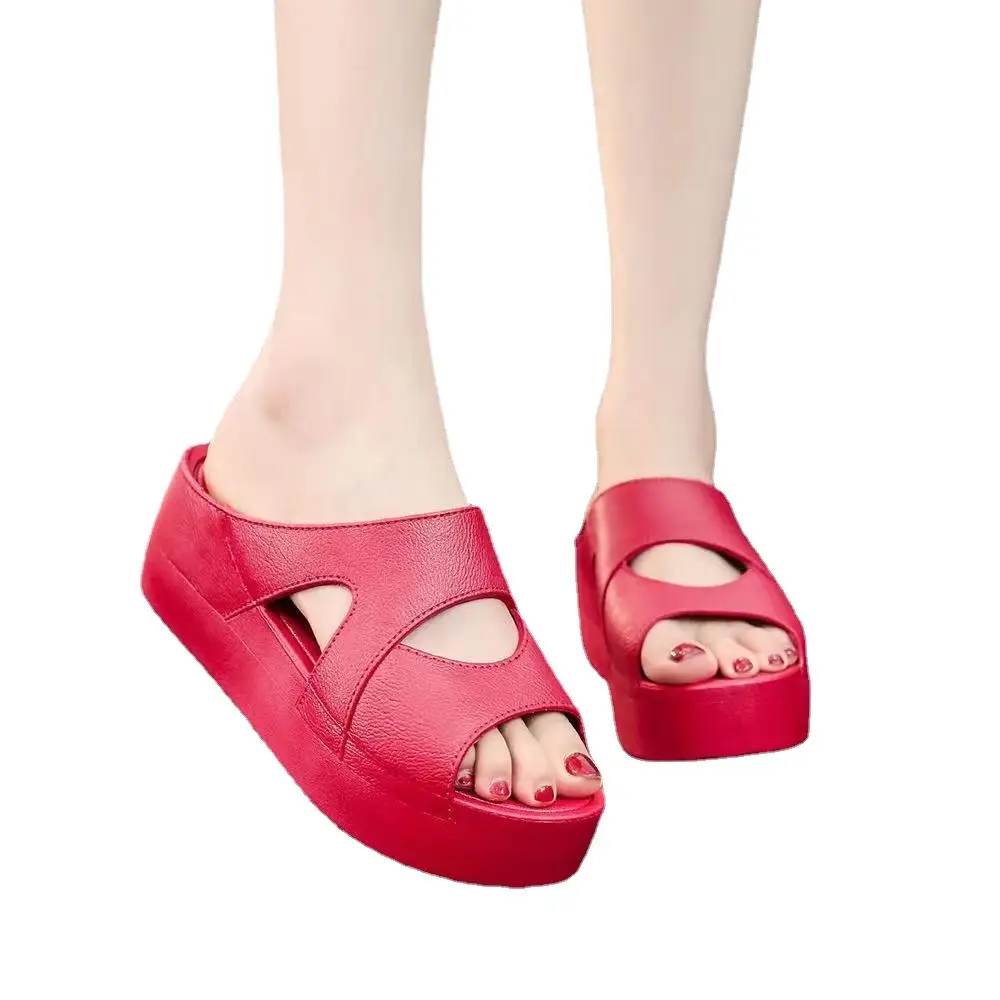 Women's Black Platform Sandals 2023 New Summer - Image 9