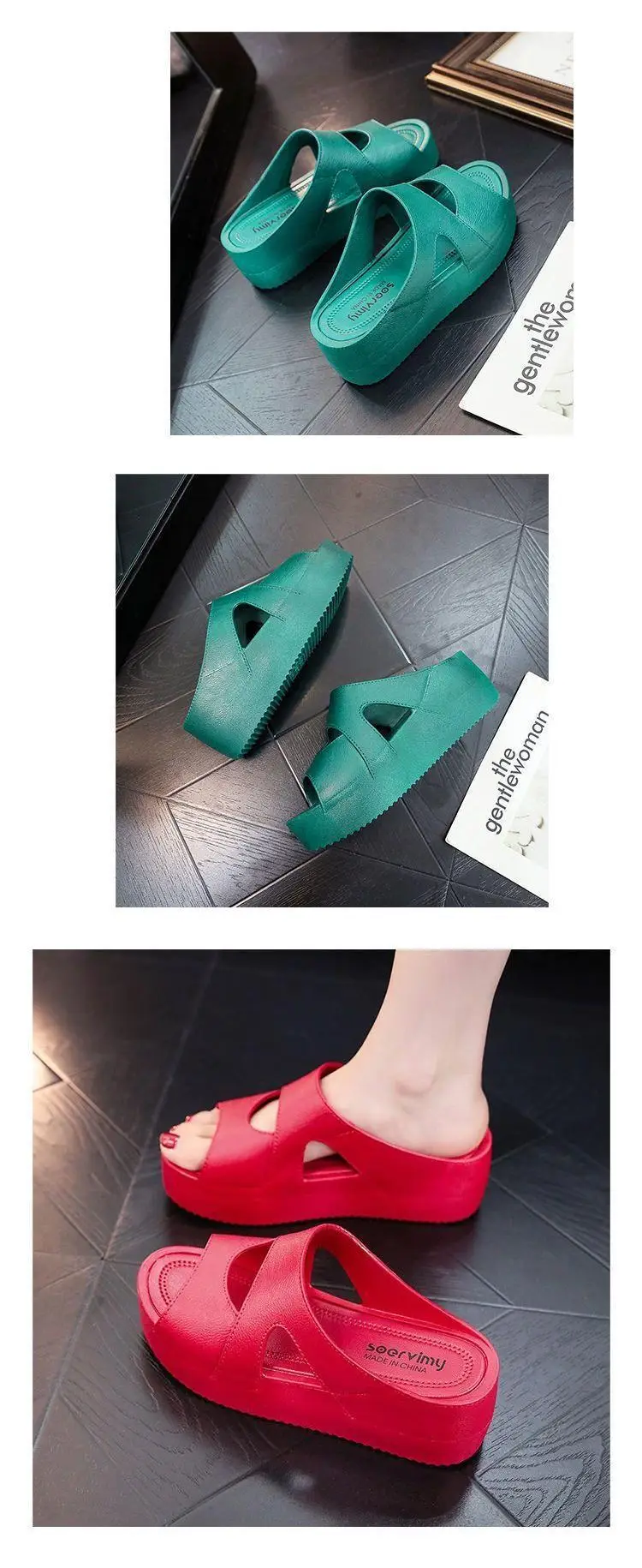 Women's Black Platform Sandals 2023 New Summer β feature 4