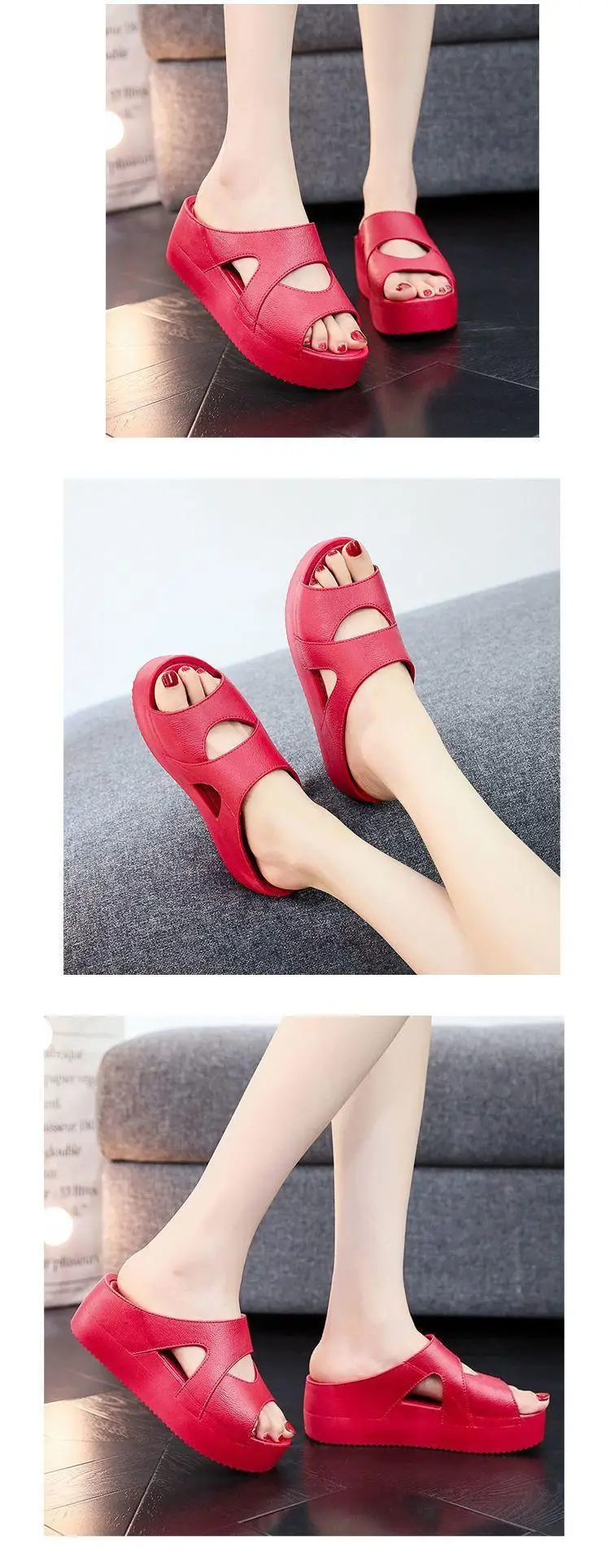 Women's Black Platform Sandals 2023 New Summer β feature 5