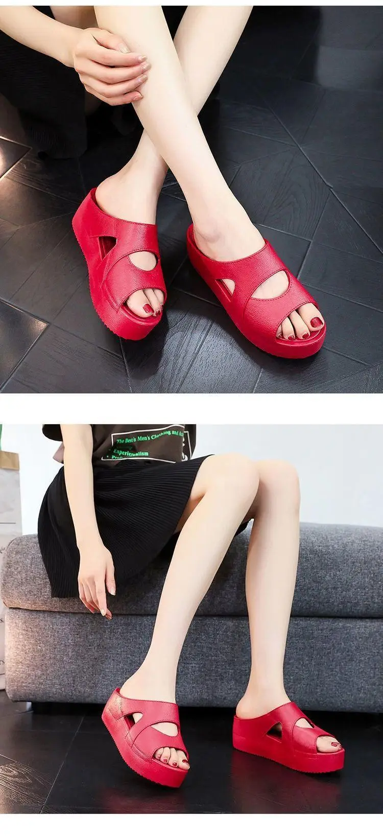 Women's Black Platform Sandals 2023 New Summer β feature 6