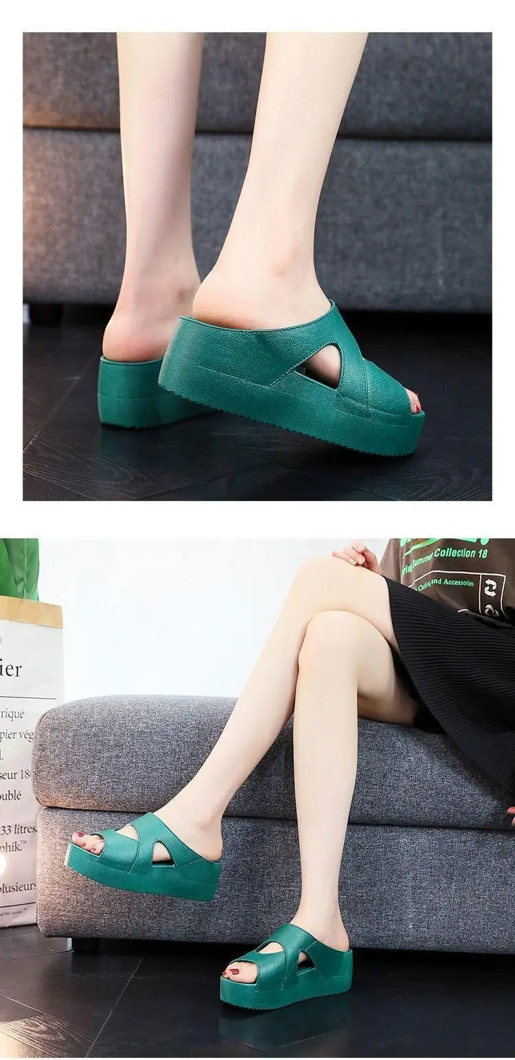 Women's Black Platform Sandals 2023 New Summer β feature 8