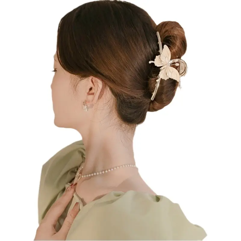 Temperament Butterfly Tassel Hair Clip Women