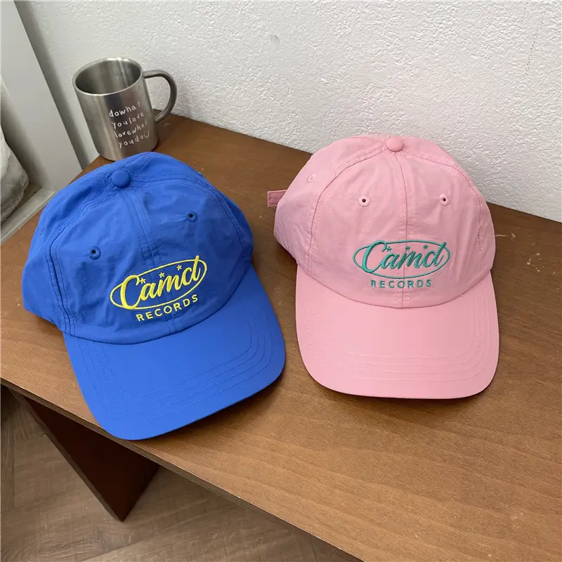Pink Embroidered Baseball Cap for Girls - Image 9