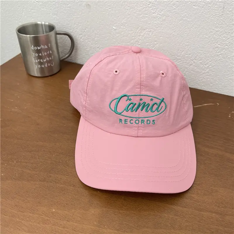 Pink Embroidered Baseball Cap for Girls - Image 5