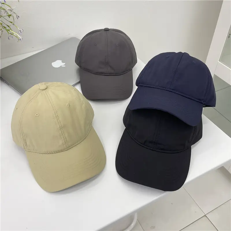 Men Navy Blue Baseball Cap Sunscreen Quick Dry